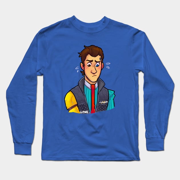 Nervous Rhys Tales From The Borderlands Rhys Tftbl Inspired Long Sleeve T-Shirt by lutnik